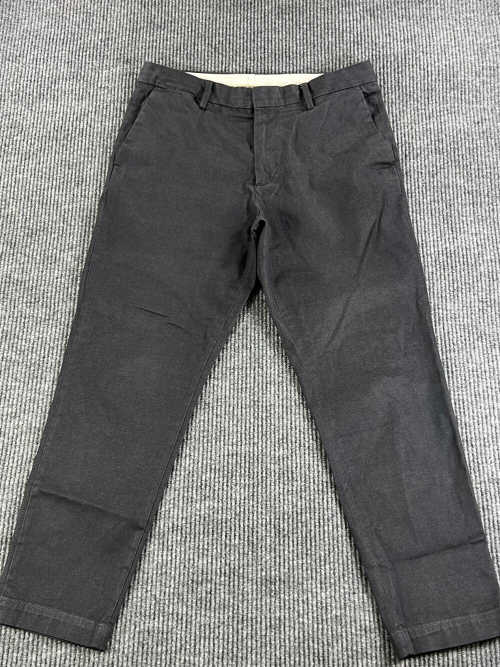 Banana Republic Mason Athletic Taper Chino Pants Mens 33X32 Black Gray